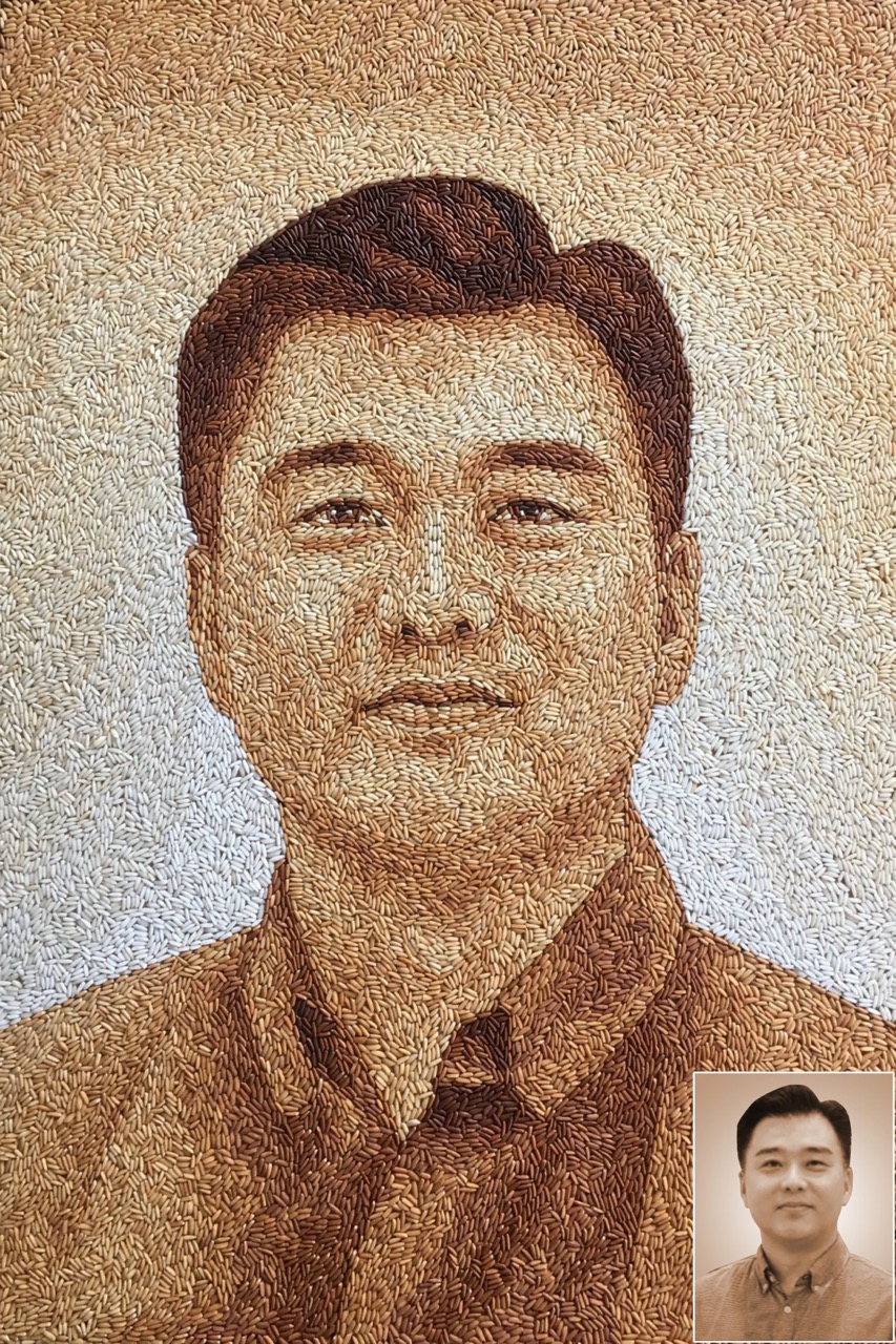 Tranh Gạo Rang Chân Dung 2025 11