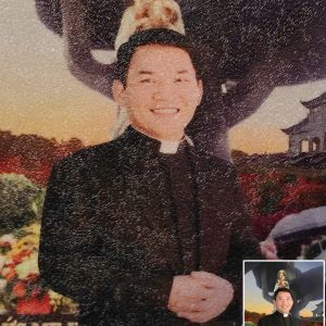 Tranh Gạo Màu Chân Dung 11