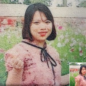 Tranh Gạo Màu Chân Dung 23