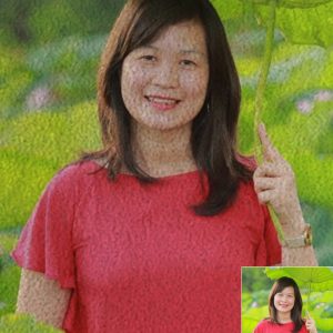 Tranh Gạo Màu Chân Dung 3