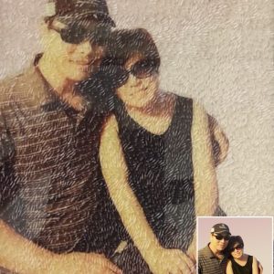 Tranh Gạo Màu Chân Dung Đôi 4