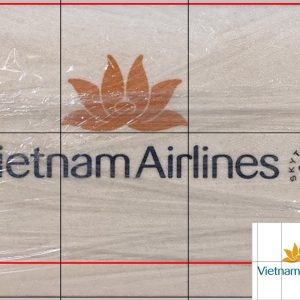 Tranh Gạo Phong Cảnh Logo Vietnam Airlines