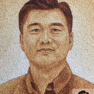 Tranh Gạo Rang Chân Dung 2025 11