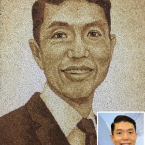 Tranh Gạo Rang Chân Dung 2025 22