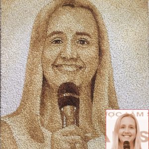 Tranh Gạo Rang Chân Dung 2025 24