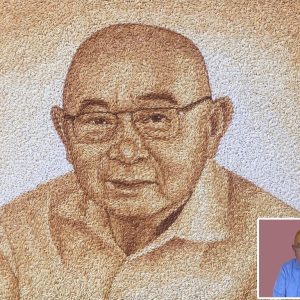 Tranh Gạo Rang Chân Dung 2025 27