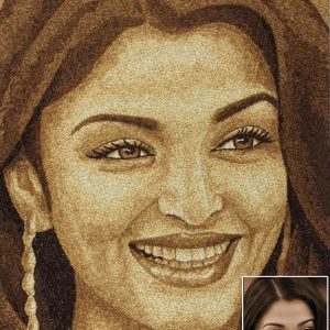 Tranh Gạo Rang Chân Dung 2025 28