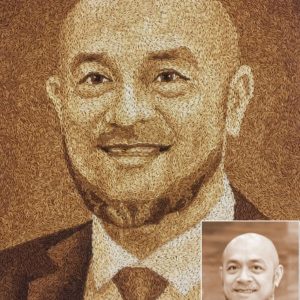 Tranh Gạo Rang Chân Dung 2025 29