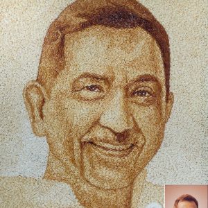 Tranh Gạo Rang Chân Dung 2025 31