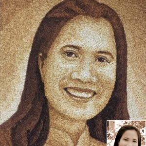 Tranh Gạo Rang Chân Dung 2025 34