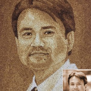 Tranh Gạo Rang Chân Dung 2025 35