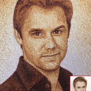 Tranh Gạo Rang Chân Dung 2025 39