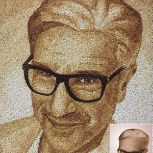 Tranh Gạo Rang Chân Dung 2025 4