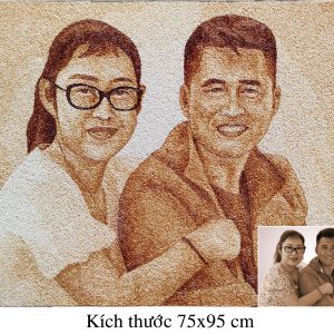 Tranh Gạo Rang Chân Dung 2025 41