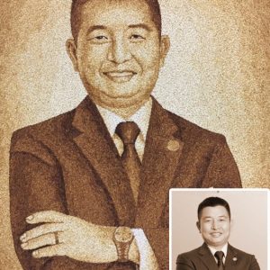 Tranh Gạo Rang Chân Dung 2025 45