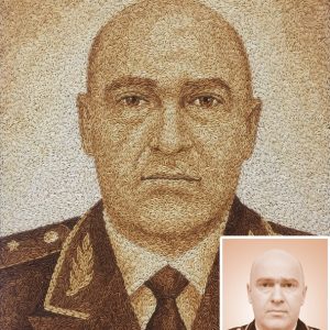 Tranh Gạo Rang Chân Dung 2025 59