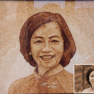 Tranh Gạo Rang Chân Dung 2025 61