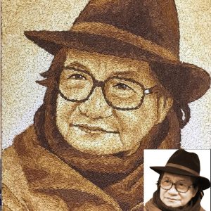 Tranh Gạo Rang Chân Dung 2025 63