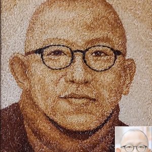 Tranh Gạo Rang Chân Dung 2025 65