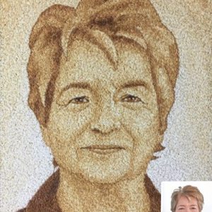 Tranh Gạo Rang Chân Dung 2025 7