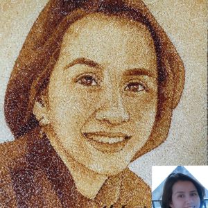 Tranh Gạo Rang Chân Dung 2025 9